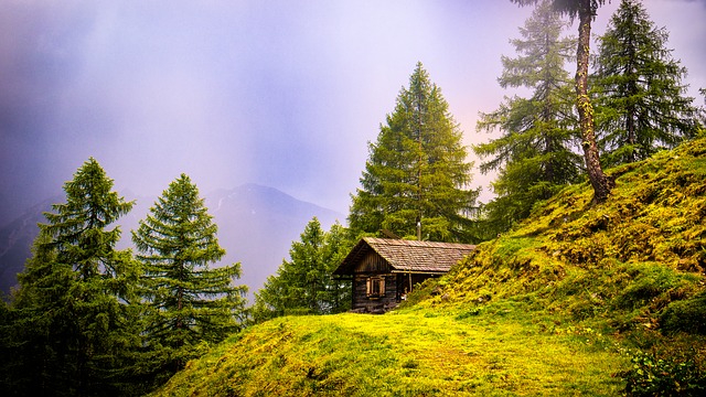 chata v kopci
